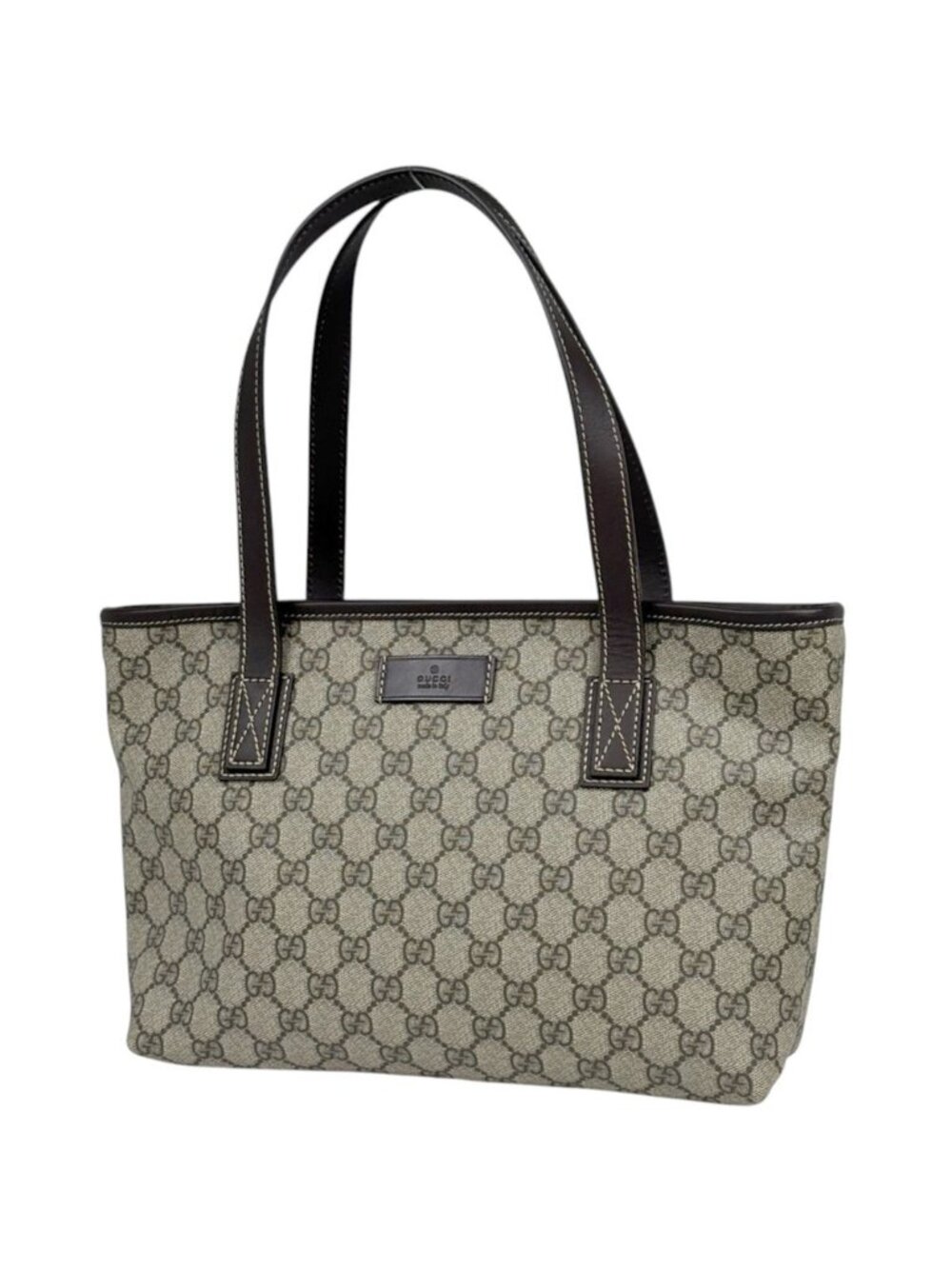 Gucci Tote GG Pattern Beige Brown